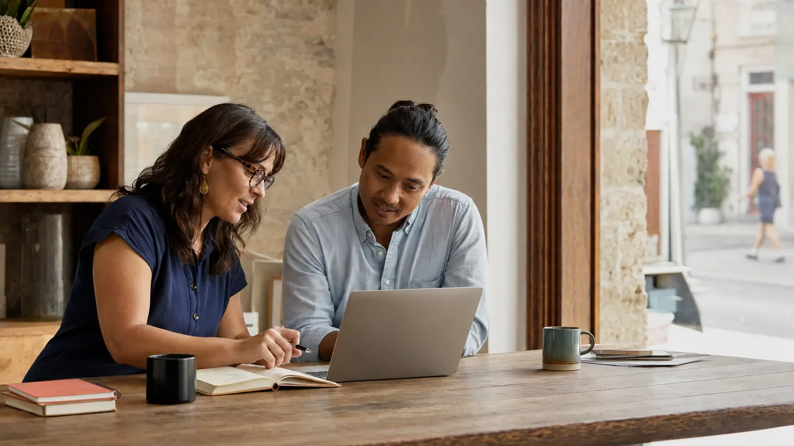 St. Augustine small-business owner working with a digital strategist